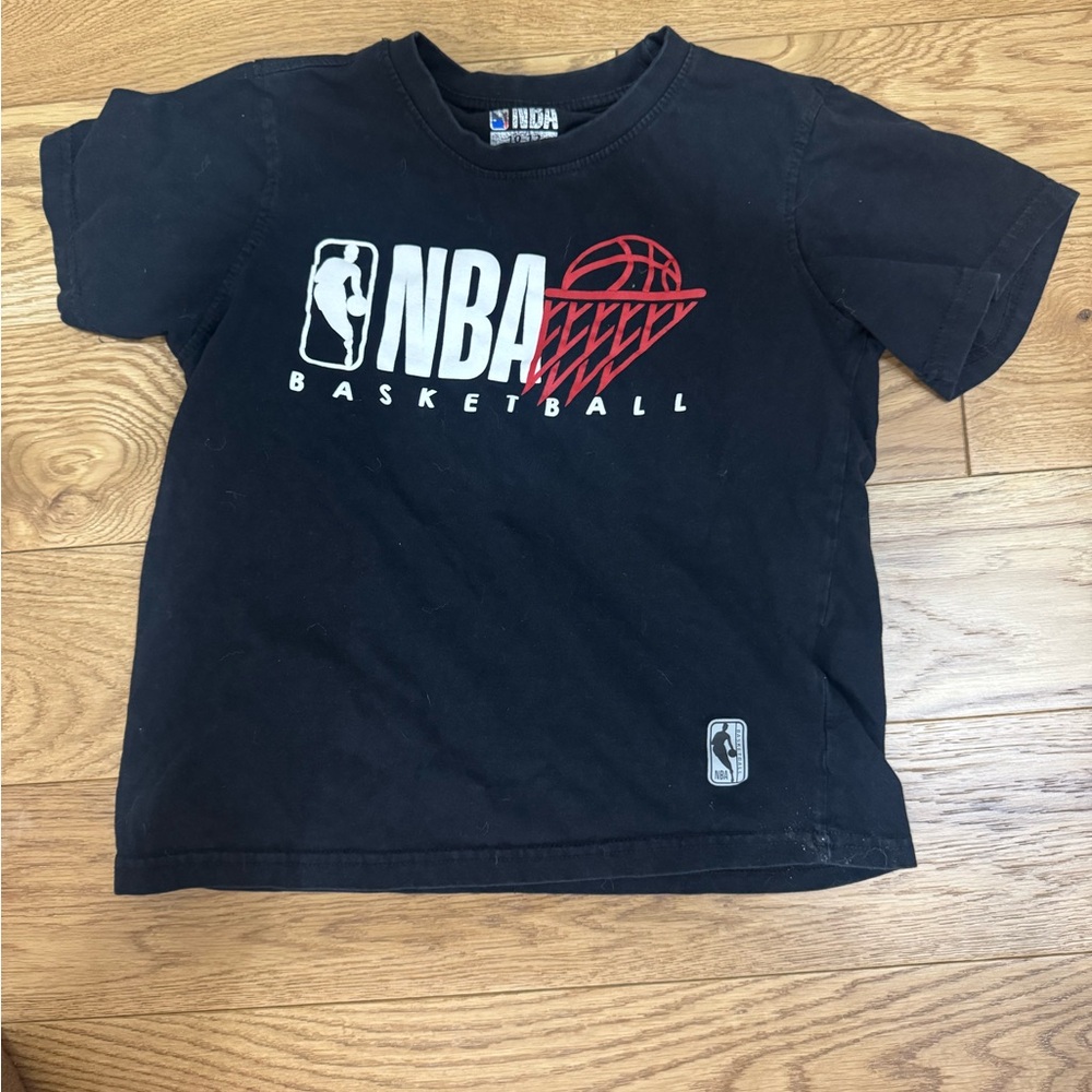 NBA Kids Black and Red Basketball Tee